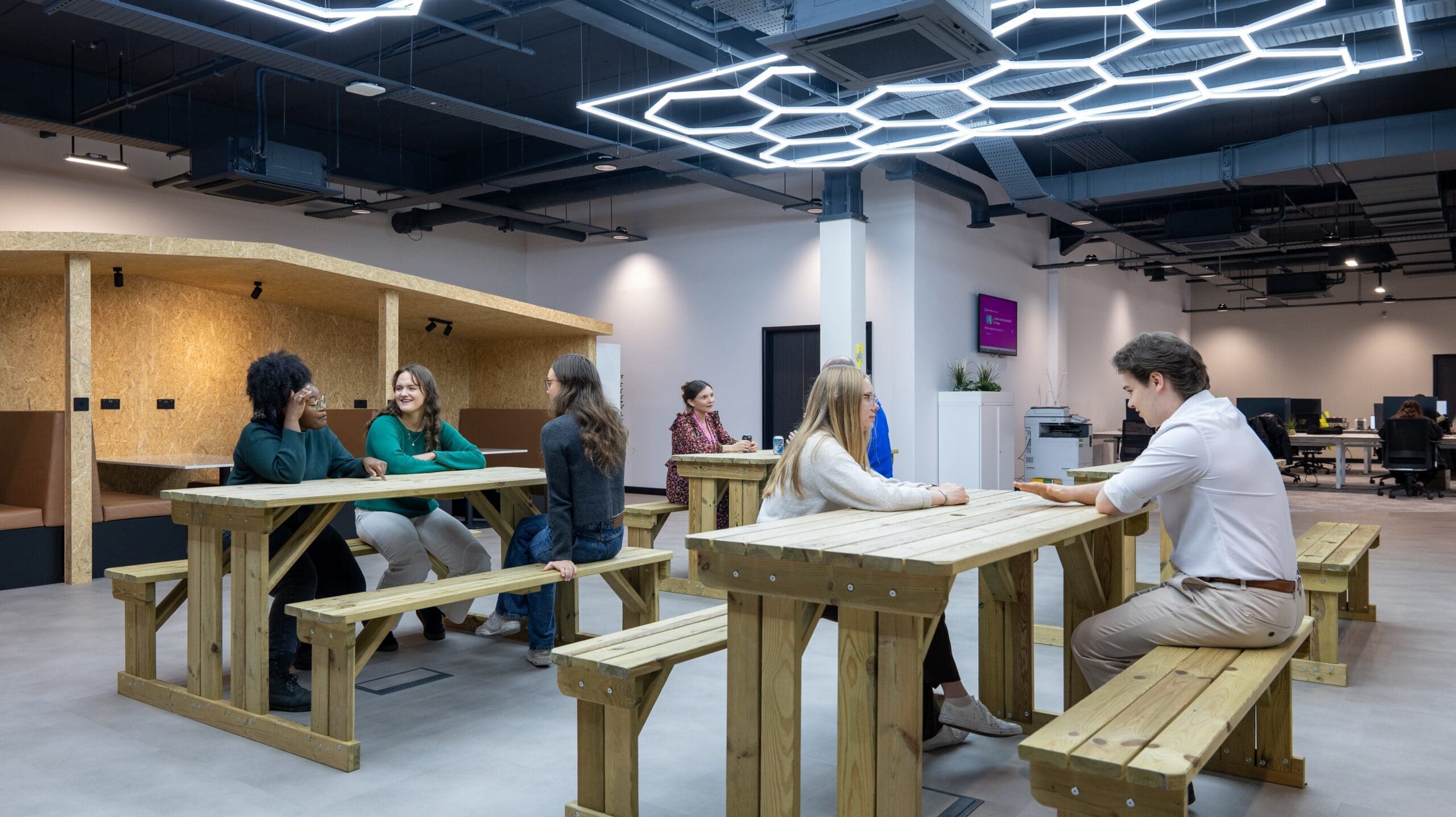 Everflow team member at their office