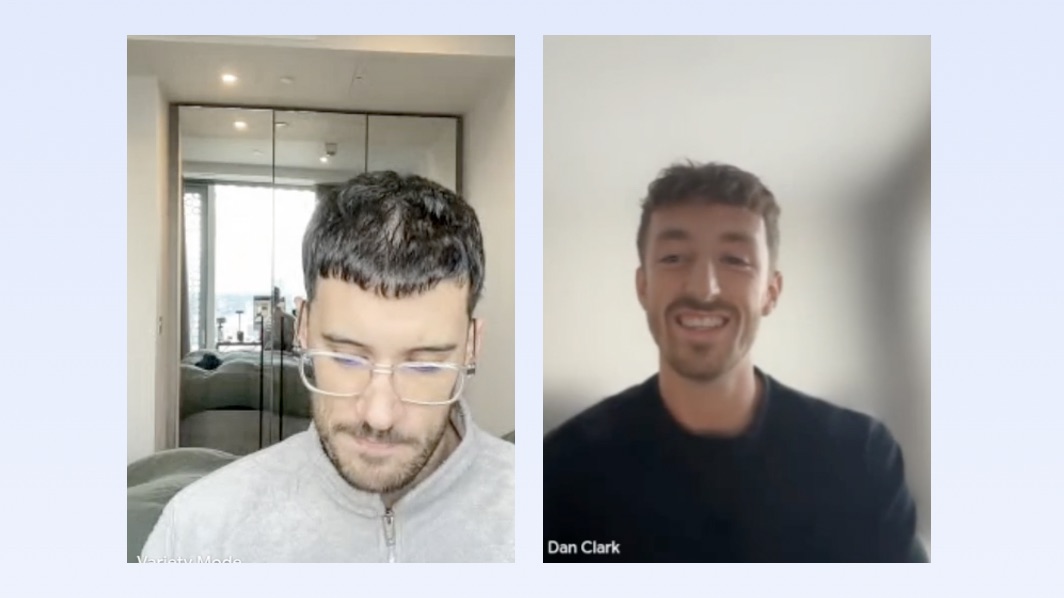 Variety Mode founder on a call with Dan